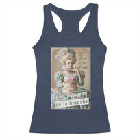 Satirical Funny History Jokes Racerback Tank Top Let Them Eat Cake Marie Antoinette Queen of France