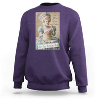 Satirical Funny History Jokes Sweatshirt Let Them Eat Cake Marie Antoinette Queen of France