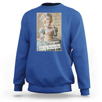 Satirical Funny History Jokes Sweatshirt Let Them Eat Cake Marie Antoinette Queen of France