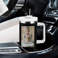 Satirical Funny History Jokes Tumbler With Handle Let Them Eat Cake Marie Antoinette Queen of France