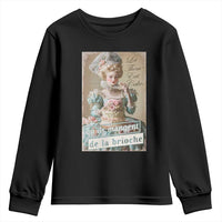 Satirical Funny History Jokes Youth Sweatshirt Let Them Eat Cake Marie Antoinette Queen of France