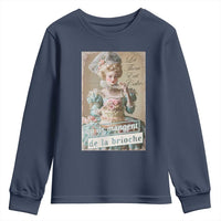Satirical Funny History Jokes Youth Sweatshirt Let Them Eat Cake Marie Antoinette Queen of France