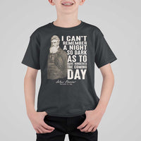 John Brown T Shirt For Kid I Cannot Remember A Night So Dark As To Have Hindered The Coming Day