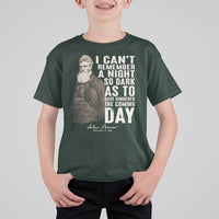 John Brown T Shirt For Kid I Cannot Remember A Night So Dark As To Have Hindered The Coming Day