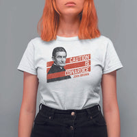 John Brown T Shirt For Women Caution Is Cowardice