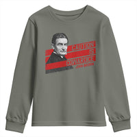 John Brown Youth Sweatshirt Caution Is Cowardice