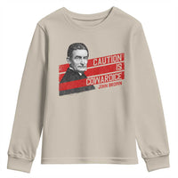 John Brown Youth Sweatshirt Caution Is Cowardice