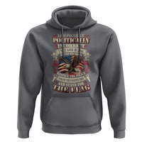 American Patriotism Hoodie Proudly Politically Incorrect God Bless America Support Troops