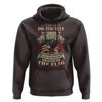 American Patriotism Hoodie Proudly Politically Incorrect God Bless America Support Troops