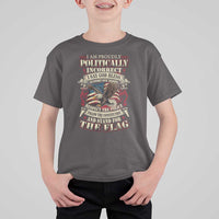 American Patriotism T Shirt For Kid Proudly Politically Incorrect God Bless America Support Troops