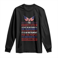 American Patriotism Long Sleeve Shirt The Constitution Is An Instrument