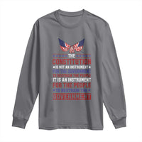 American Patriotism Long Sleeve Shirt The Constitution Is An Instrument