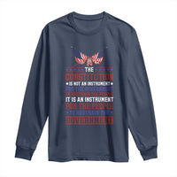 American Patriotism Long Sleeve Shirt The Constitution Is An Instrument