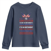 American Patriotism Youth Sweatshirt The Constitution Is An Instrument