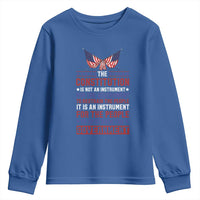 American Patriotism Youth Sweatshirt The Constitution Is An Instrument