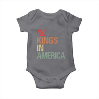 Retro No Kings in America Baby Onesie