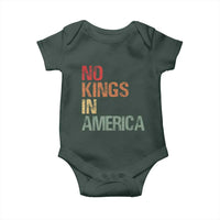Retro No Kings in America Baby Onesie