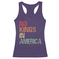 Retro No Kings in America Racerback Tank Top