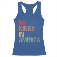 Retro No Kings in America Racerback Tank Top