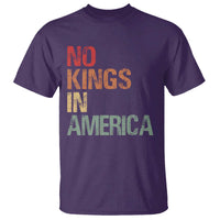 Retro No Kings in America T Shirt
