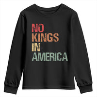 Retro No Kings in America Youth Sweatshirt