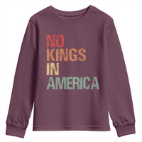 Retro No Kings in America Youth Sweatshirt