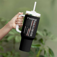Think While It's Still Legal Tumbler With Handle