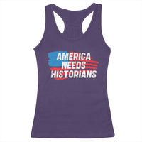 America Needs Historians Racerback Tank Top