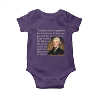 Political Thomas Jefferson Quote Baby Onesie Prevent The Government From Wasting The Labors Of The People Under The Pretense Of Taking Care