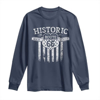 Historic Route 66 Highway Long Sleeve Shirt Main Street Of America
