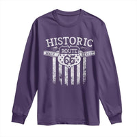 Historic Route 66 Highway Long Sleeve Shirt Main Street Of America