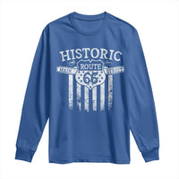 Historic Route 66 Highway Long Sleeve Shirt Main Street Of America