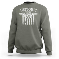 Historic Route 66 Highway Sweatshirt Main Street Of America