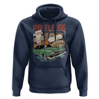 Historic Route 66 Highway Hoodie Main Street Of America Vintage Car