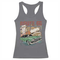 Historic Route 66 Highway Racerback Tank Top Main Street Of America Vintage Car