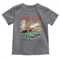 Historic Route 66 Highway Toddler T Shirt Main Street Of America Vintage Car