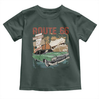 Historic Route 66 Highway Toddler T Shirt Main Street Of America Vintage Car
