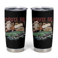 Historic Route 66 Highway Tumbler Cup Main Street Of America Vintage Car