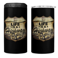 Life Is A Highway Road Trip 4 in 1 Can Cooler Tumbler