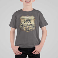 Life Is A Highway Road Trip T Shirt For Kid