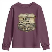 Life Is A Highway Road Trip Youth Sweatshirt