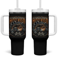 Vintage Hotrod Hot Rodder Tumbler With Handle