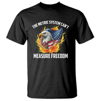 The Metric System Can't Measure Freedom T Shirt Eagle USA Flag - Wonder Print Shop