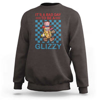 Funny 4th Of July Sweatshirt Its A Bad Day To Be A Glizzy Hot Dog - Wonder Print Shop