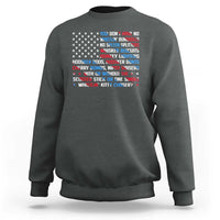 Funny 4th Of July Sweatshirt You Dont Have No Whistlin Bungholes - Wonder Print Shop