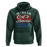 Funny 4th Of July Hoodie On A Scale Of One To America How Free Are You Tonight - Wonder Print Shop