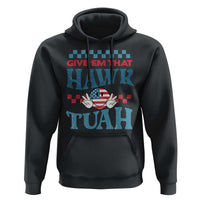 Give 'Em That Hawk Tuah Groovy Hoodie - Wonder Print Shop