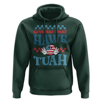Give 'Em That Hawk Tuah Groovy Hoodie - Wonder Print Shop