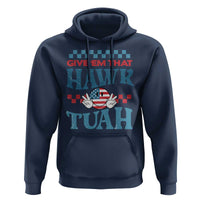 Give 'Em That Hawk Tuah Groovy Hoodie - Wonder Print Shop