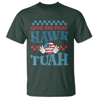Give 'Em That Hawk Tuah Groovy T Shirt - Wonder Print Shop